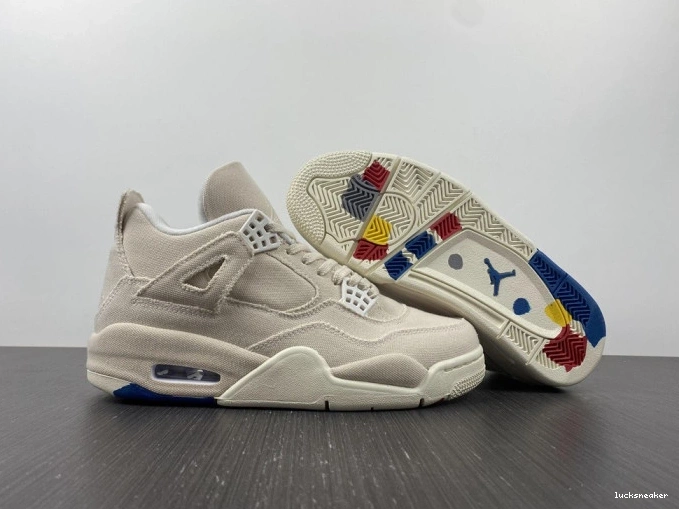 Rep LUCY 4 Retro DQ4909-100 Jordan Canvas (W) Blank 0718